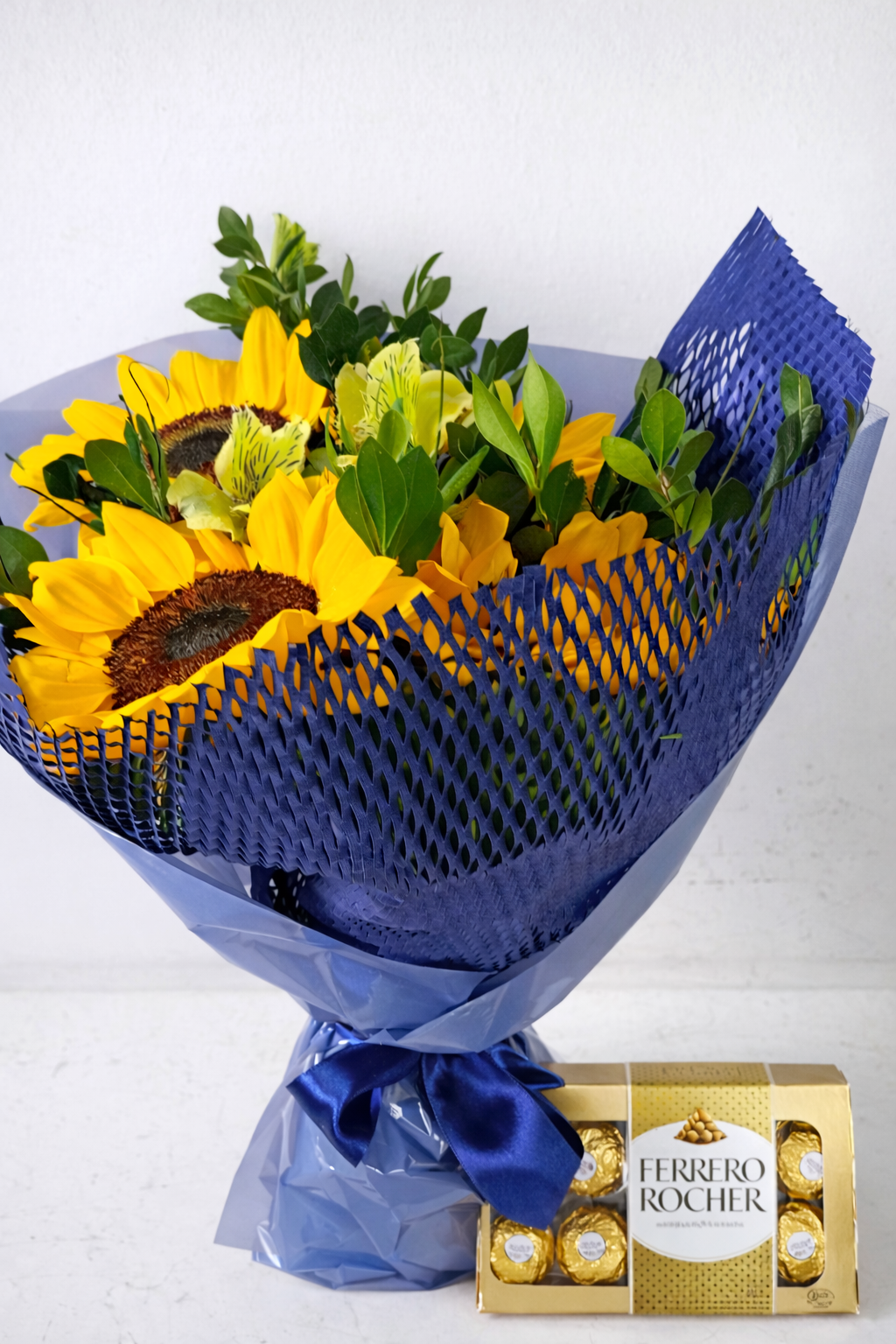 Bouquet encanto com girassóis