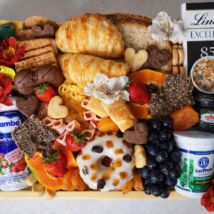 Bandeja saudável artesanal dupla