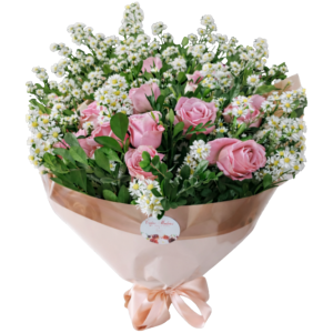 Bouquet com rosas